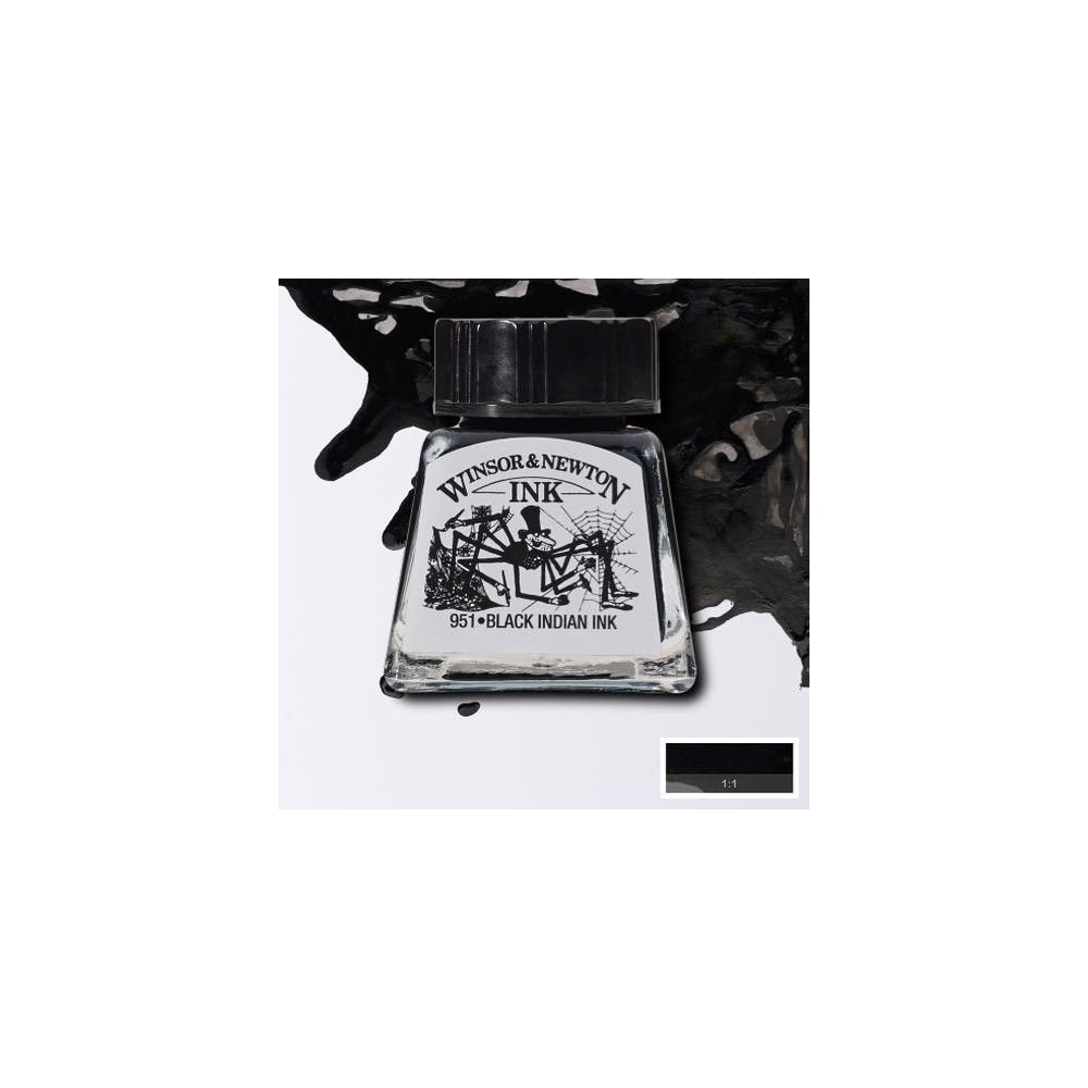 Tinta W&N indian Ink negro