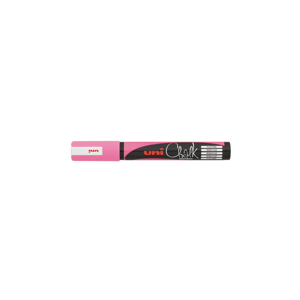 Marcador UniChalk 5M rosa