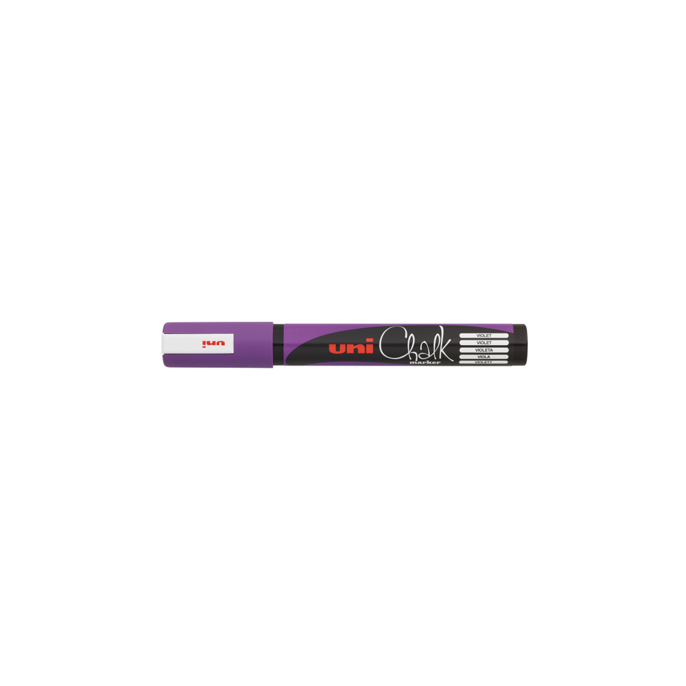 Marcador UniChalk 5M violeta