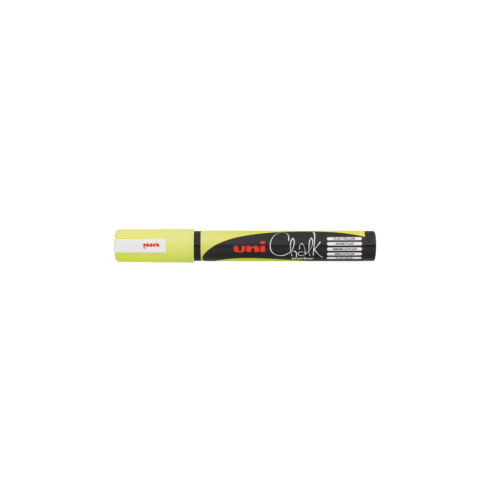 Marcador UniChalk 5M amarillo