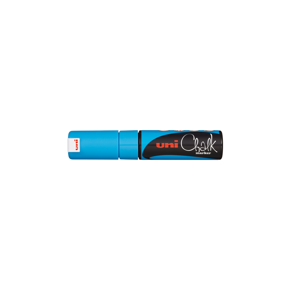 Marcador UniChalk 8K azul claro