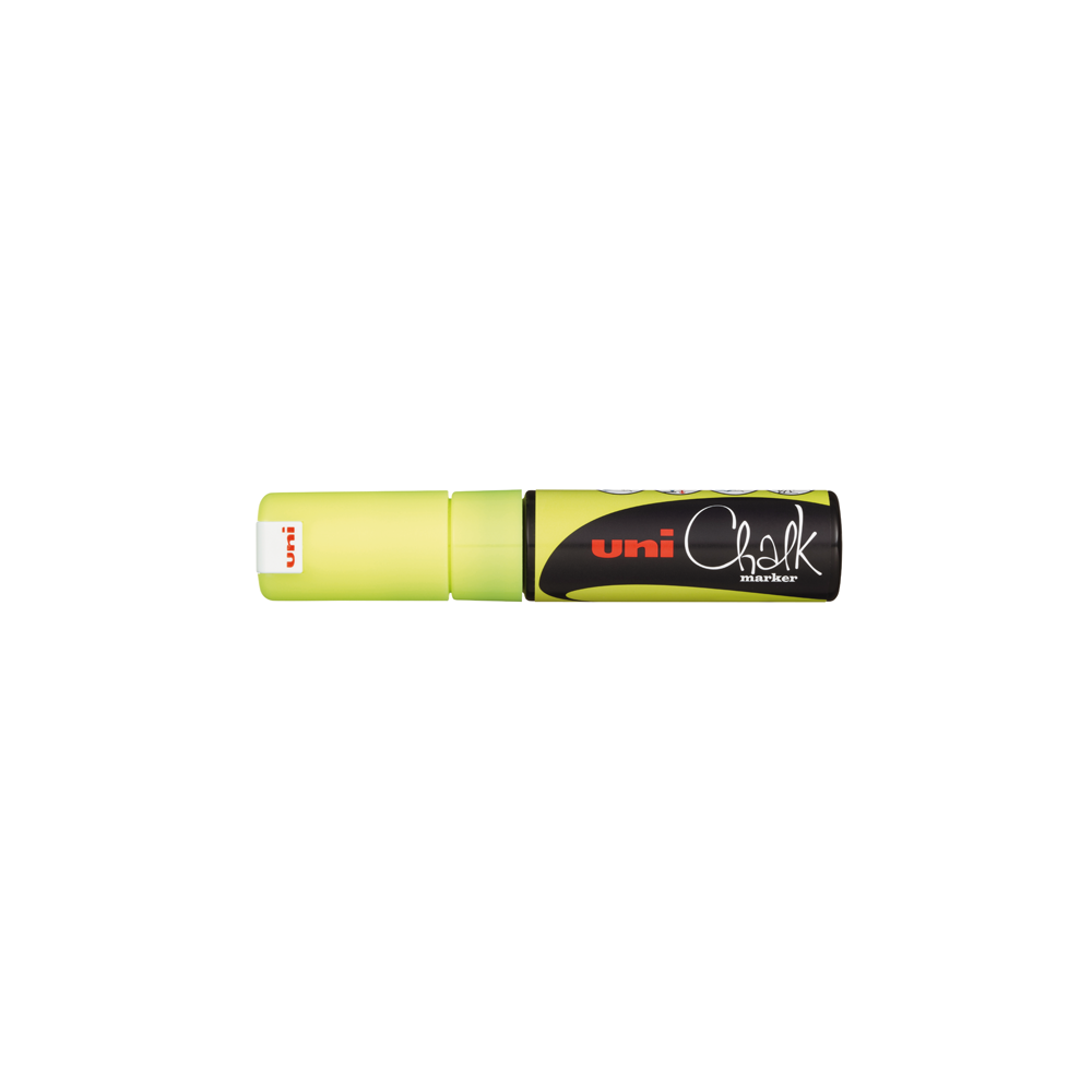 Marcador UniChalk 8K amarillo