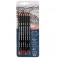 Lapices Derwent Tinted Charcoal 6 unidades
