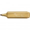 Resaltador Metálico Glamoroso Oro Faber Castell