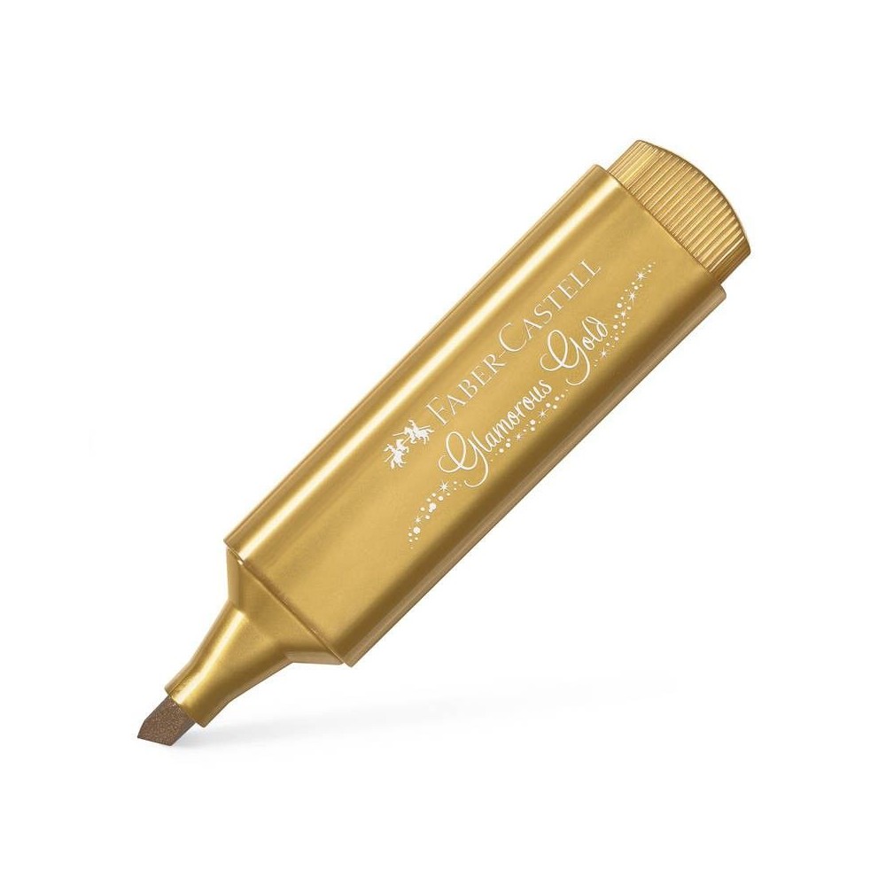 Resaltador Metálico Glamoroso Oro Faber Castell