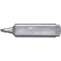 Resaltador Metálico Glamoroso Plata Brillante Faber Castell