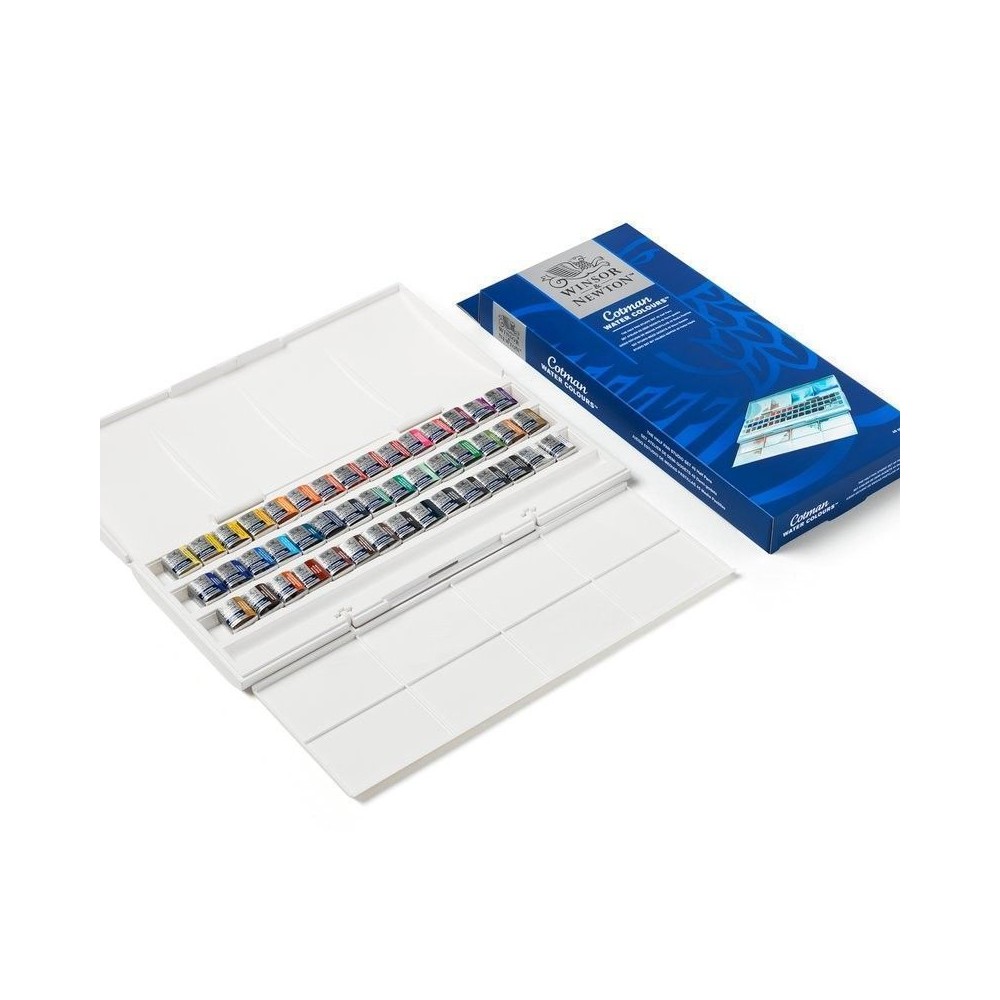 Acuarelas Cotman W&N 45 pastillas