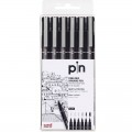 Estuche estilógrafos Uni Pin 6 unidades