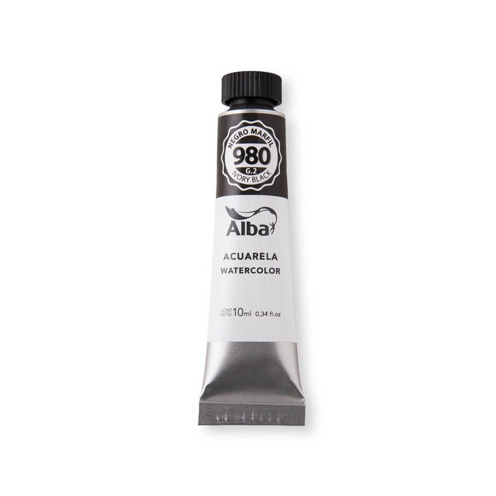 Acuarela Alba Negro Marfil G2 10ml
