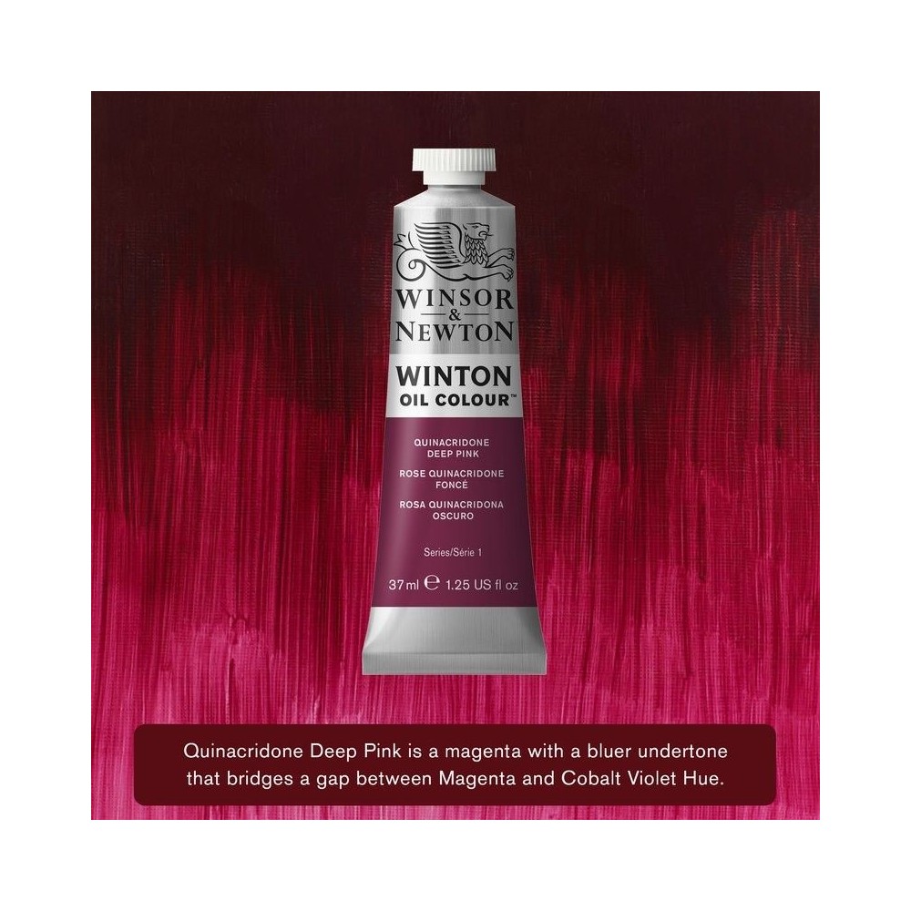 Oleo Winsor&Newton Rosa Quinacridona Oscuro 37ml