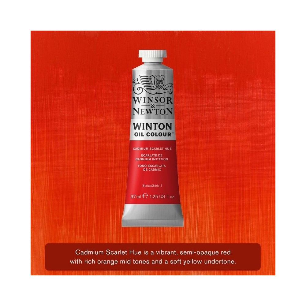 Oleo Winsor&Newton Escarlata de cadmio 37ml