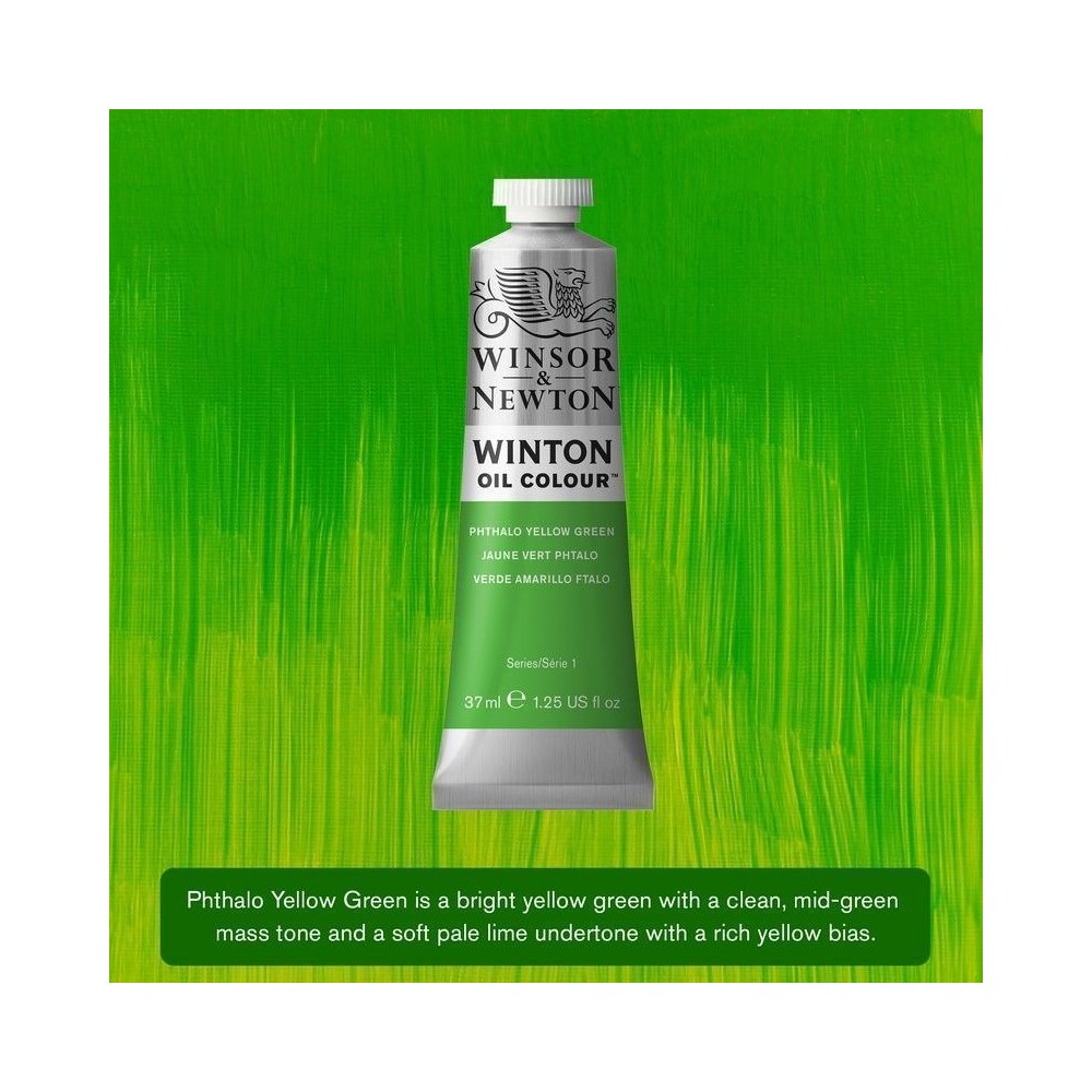 Oleo Winsor&Newton Verde Amarillo Ftalo 37ml