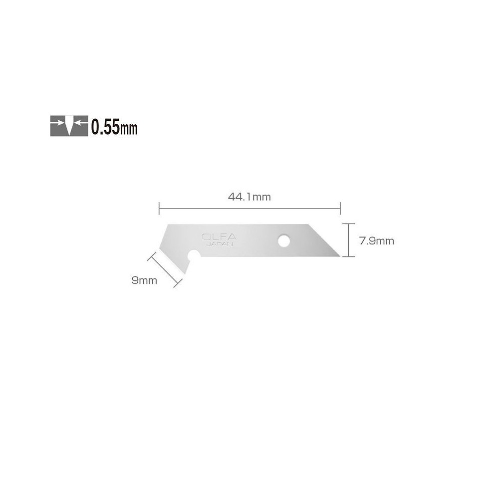 Repuesto para Olfa para plásticos PC-S