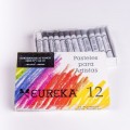 Pastel tiza tonos grises Eureka 12 unidades