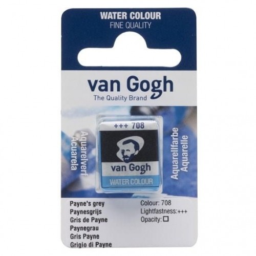 Acuarela en pastilla Van Gogh Gris Payne