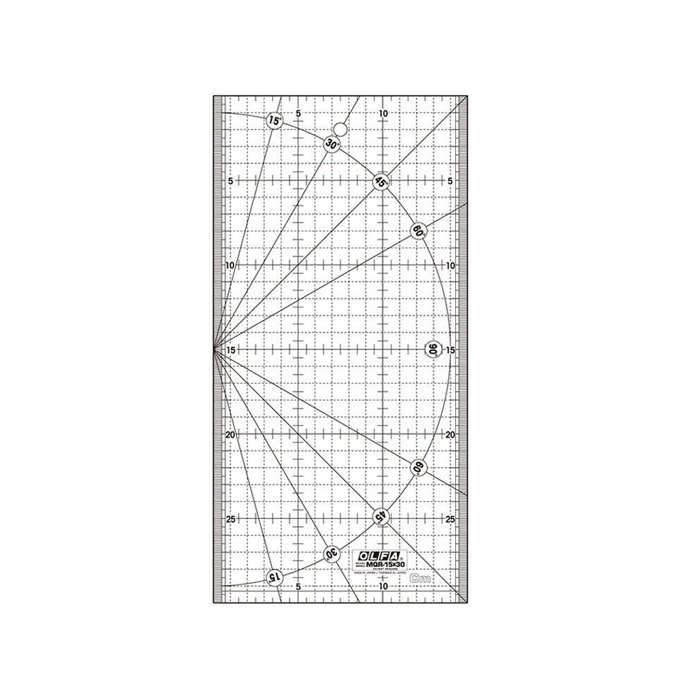 Regla acrílica MQR 15x30 Olfa