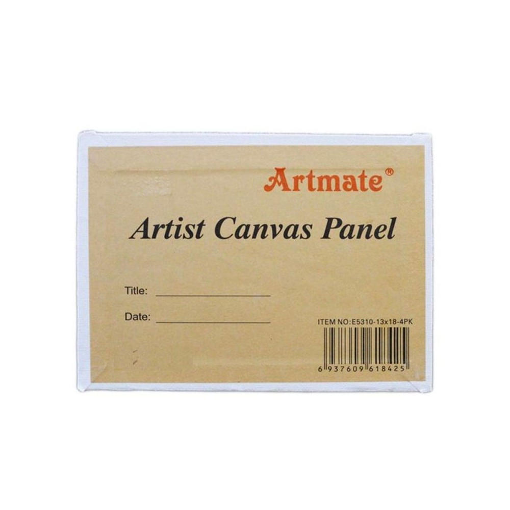 Pack 4 cartones entelados Artmate 20X20cm