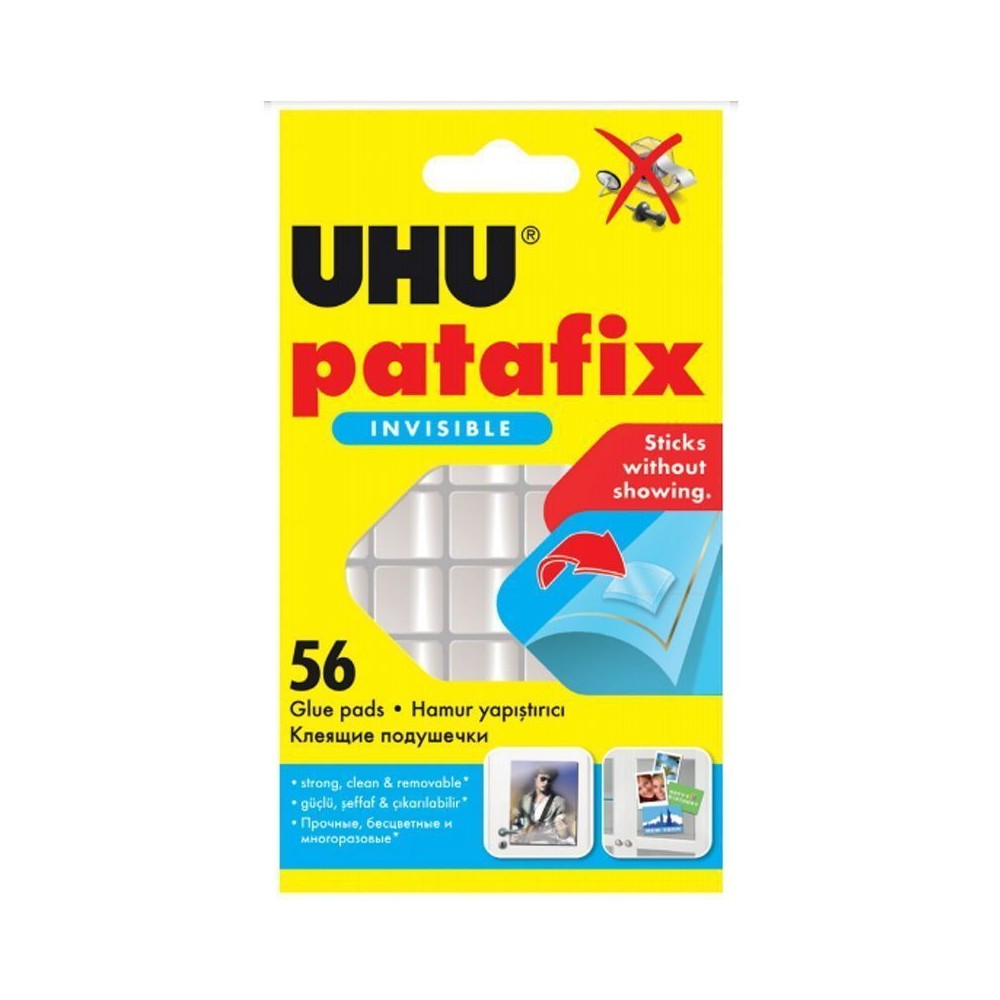 Masilla adhesiva Uhu PataFix Invisble 56 pastillas