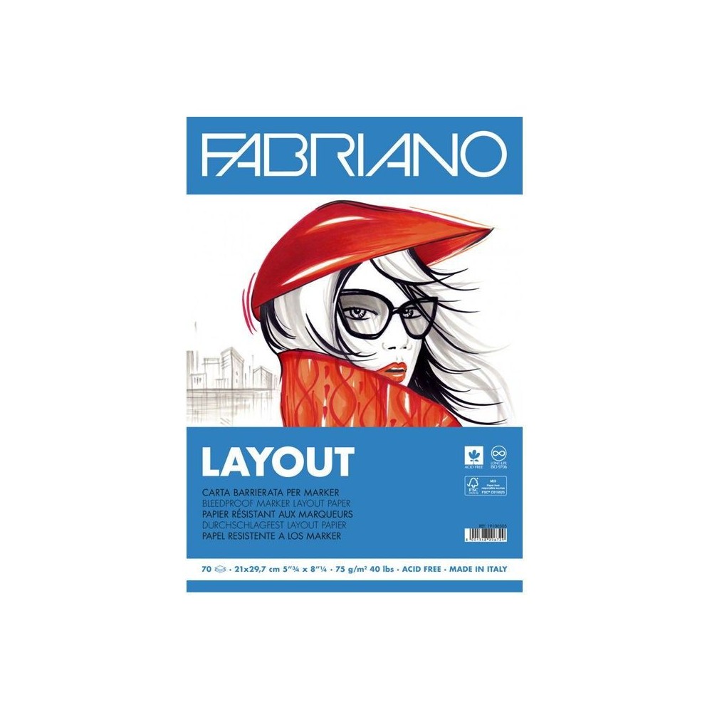 Block Layout Fabriano A4