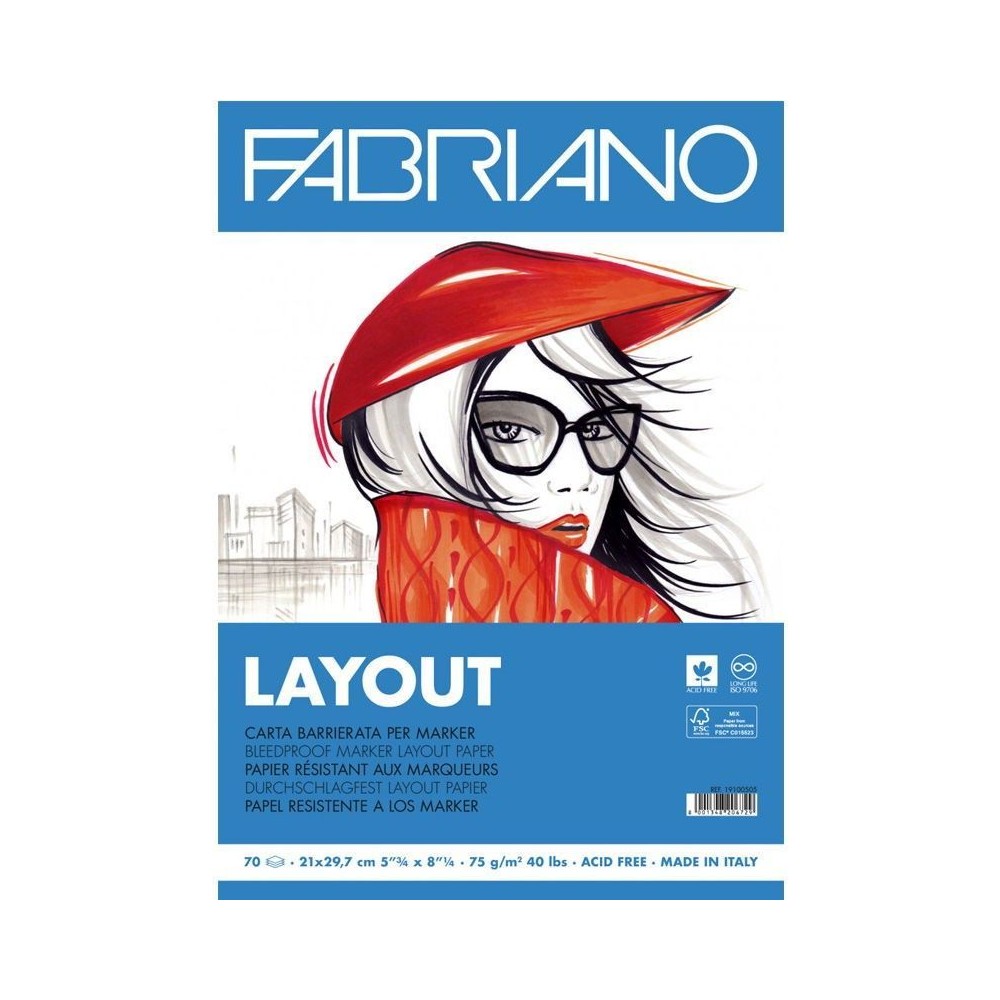 Block Layout Fabriano A3