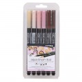 Marcador Lyra Aqua Brush Tonos piel