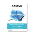Block Canson Graduate Aquarelle A5 250grs 20hjs