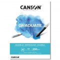 Block Canson Graduate Aquarelle A3 250grs 20hjs