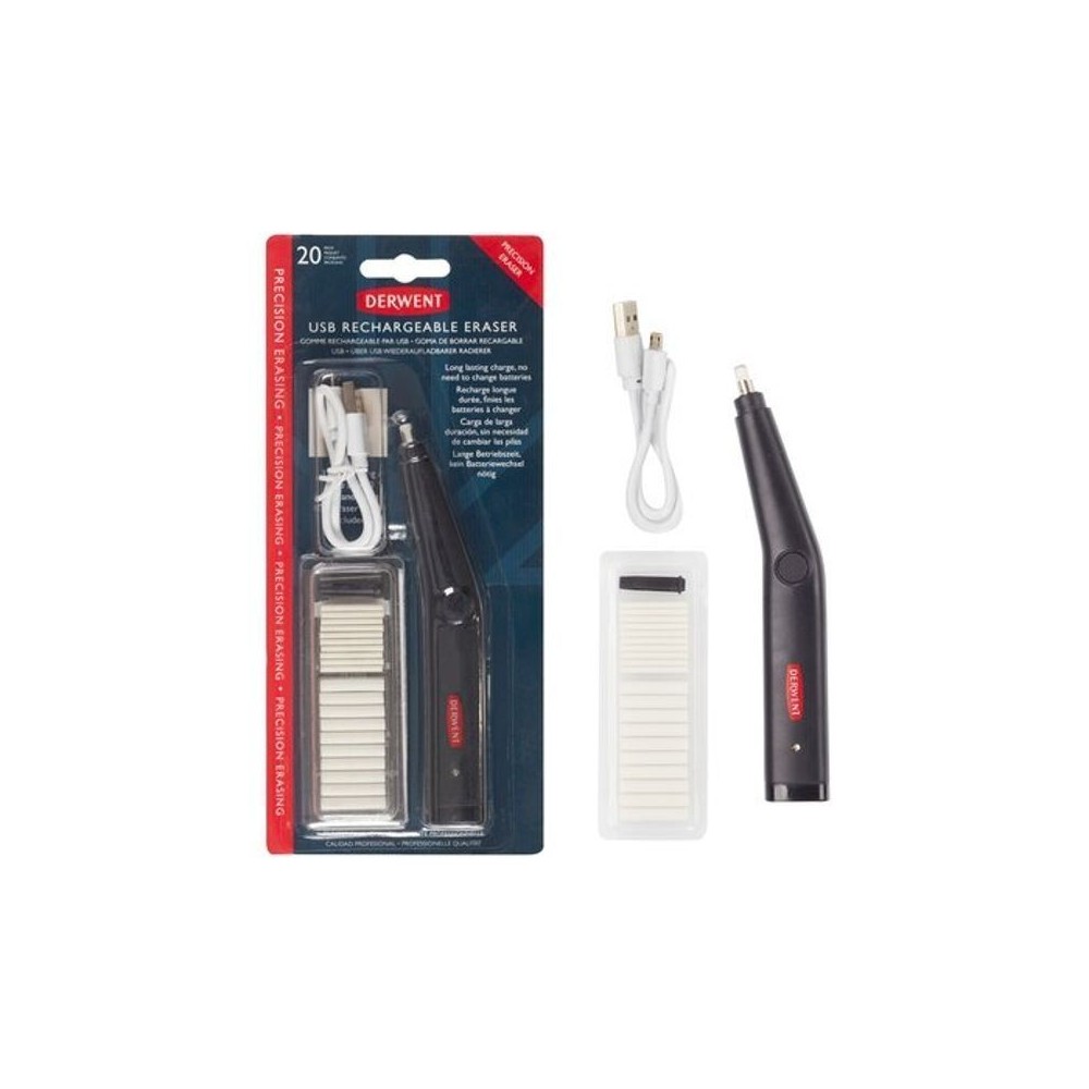 Borrador recargable USB Derwent