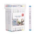 Sketch Marker Triangular doble punta Deli Box 24