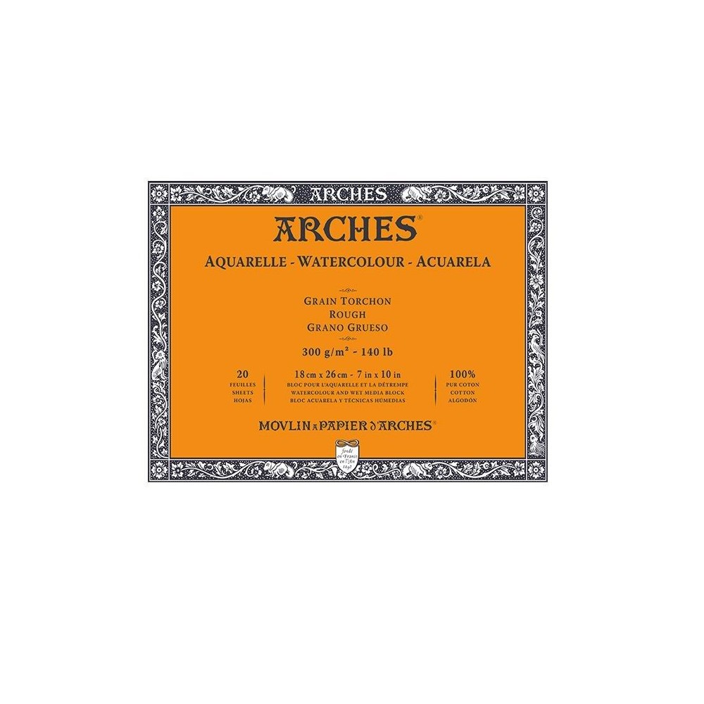 Block Arches 18x26cm 300grs GG