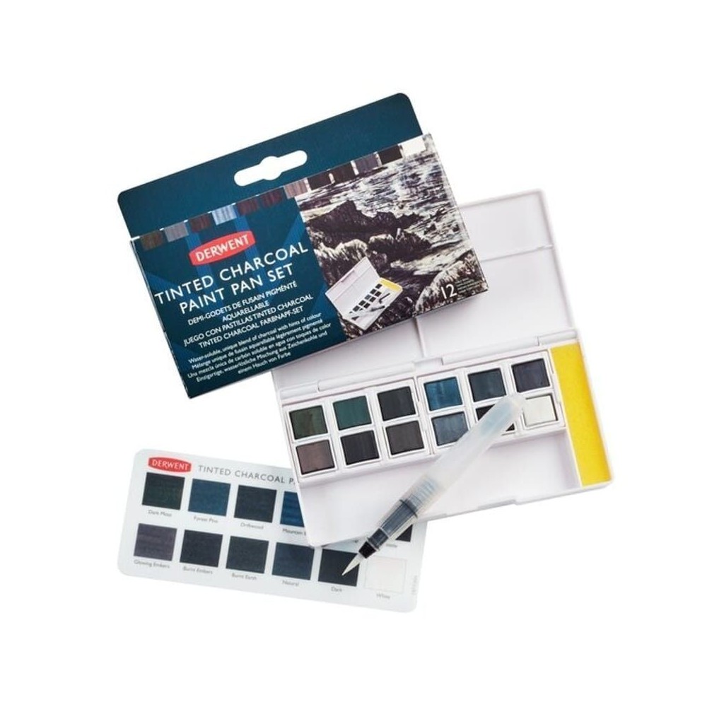 Acuarelas Tinted Charcoal Derwent