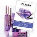 Block Canson Graduate Mix Media A4 200grs 20hjs
