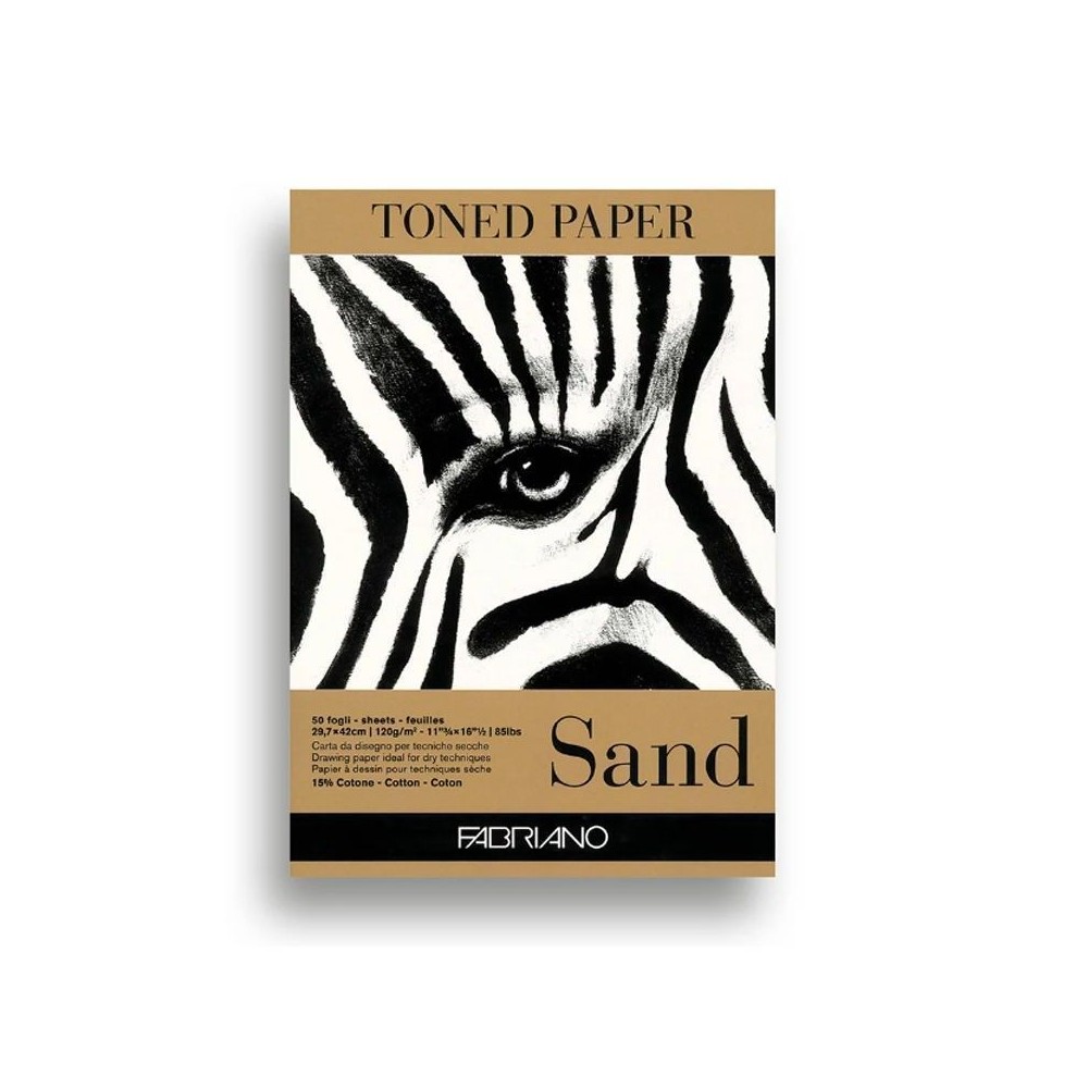 Block Toned Paper Sand Fabriano  A4 120grs