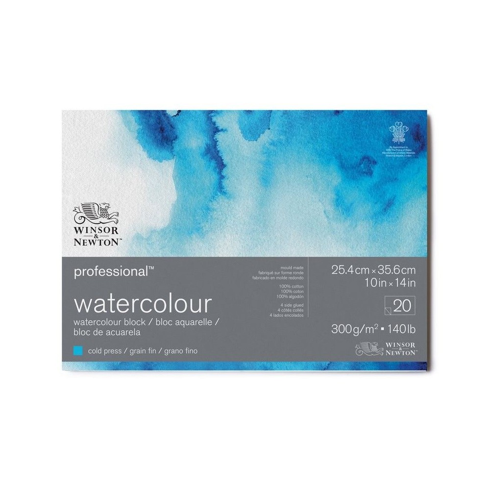 Block W&N Profesional GF 26x36cm 300grs 100% Algodón