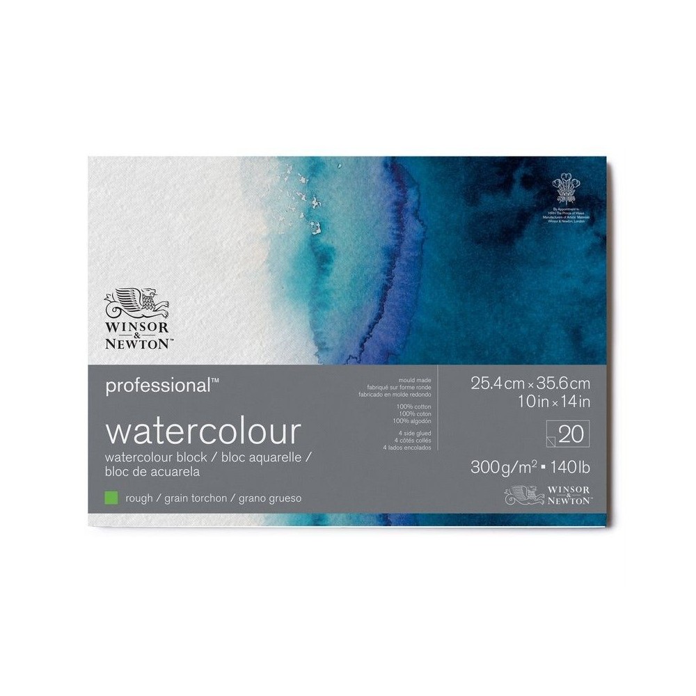Block W&N Profesional GG 26x36cm 300grs 100% Algodón