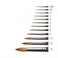 Pincel  Professional Syntehetic Sable W&N Round 1