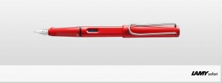 Pluma Lamy Safari M rojo