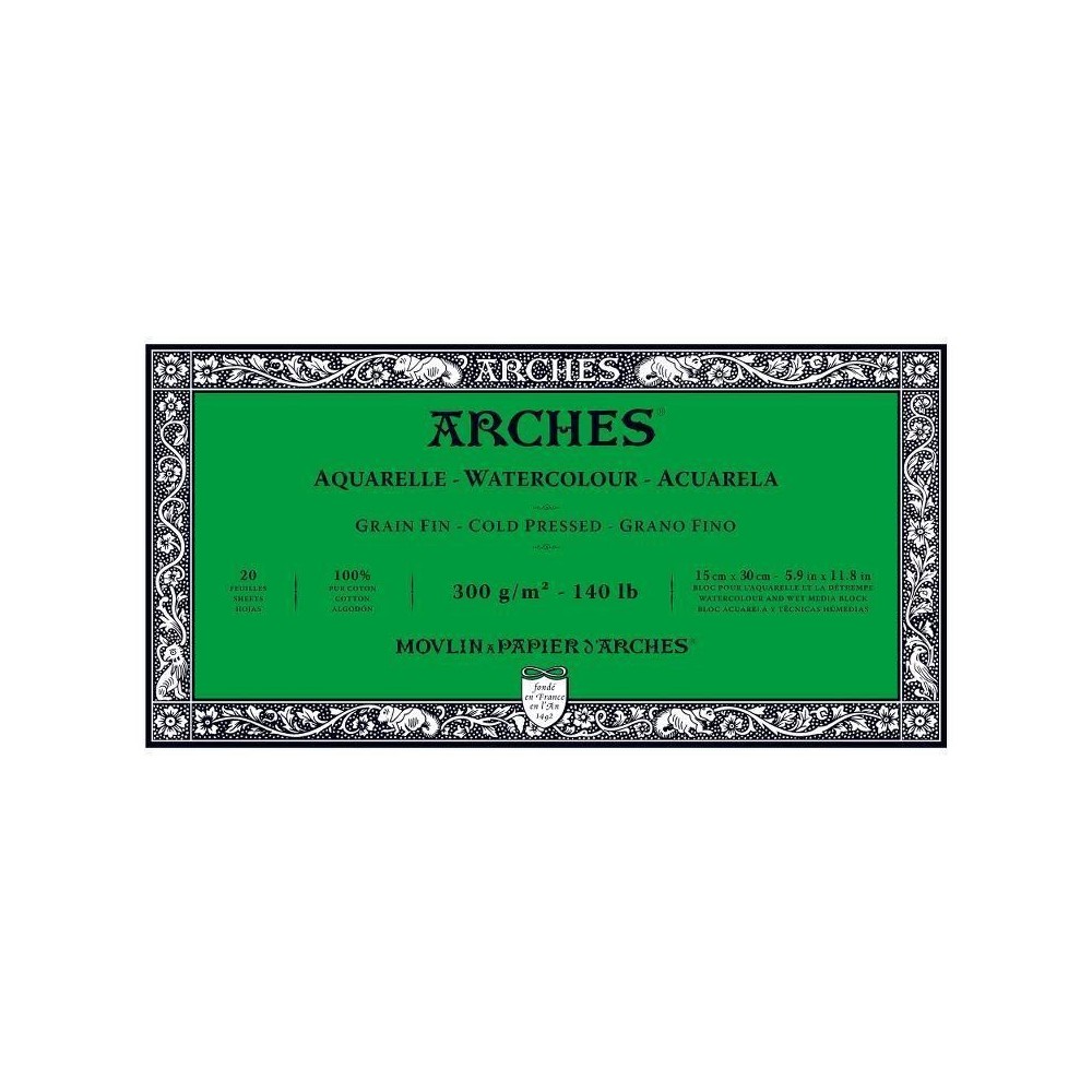 Block Arches 15x30cm 300grs GF