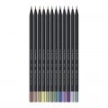 Lápices Superfsoft Faber Castell metalizados 12 unidades
