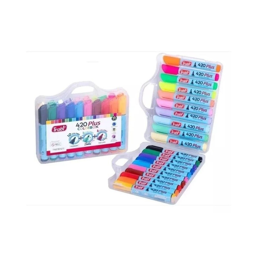 Valija Trabi ColorBox 20 unidades