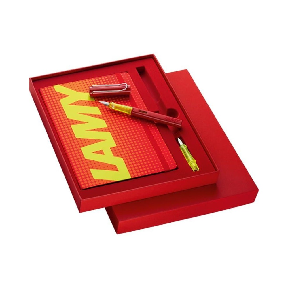 Set Lamy Al-Star Glossy red + paper