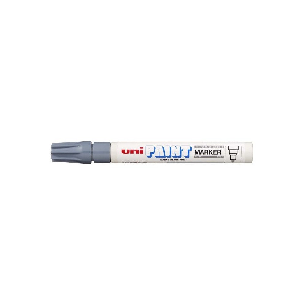 Marcador UniPaint PX-20 Gris