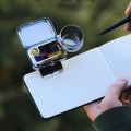 Mini estuche portable vacío para acuarelas